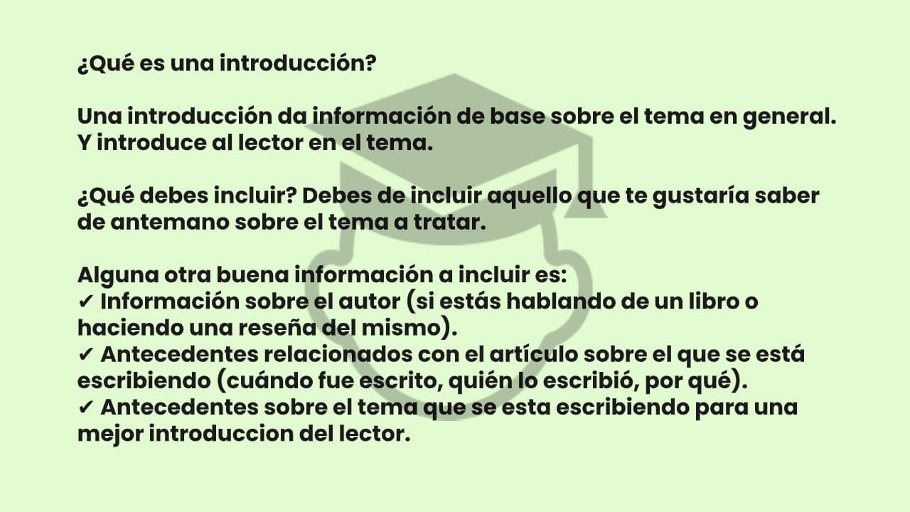 Ejemplos De Introduccion